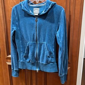 Nike Women's Teal Zip-Up Hoodie